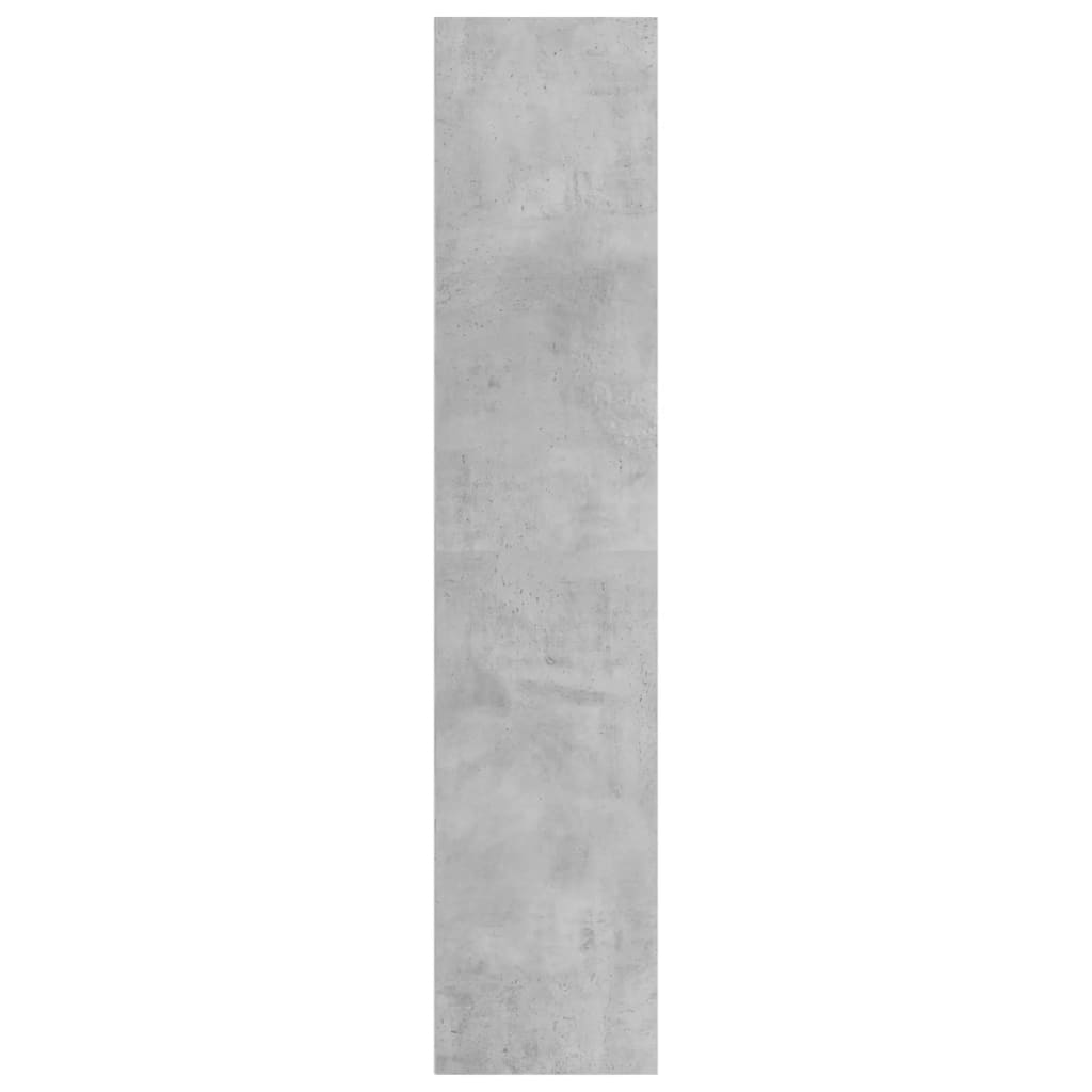 Book Cabinet/TV Cabinet Concrete Grey Chipboard - 36×30×143cm
