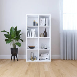 Book Cabinet/Sideboard White Chipboard
