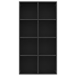 Book Cabinet/Sideboard Black Chipboard