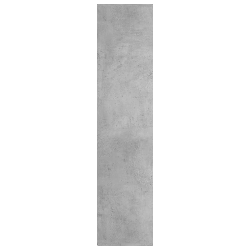 Book Cabinet/Sideboard Concrete Grey Chipboard - 66×30×130cm