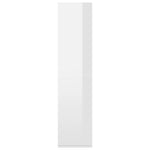 Book Cabinet/Sideboard High Gloss White Chipboard