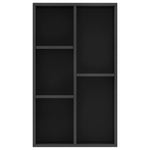 Book Cabinet/Sideboard  Black Chipboard