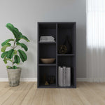 Book Cabinet/Sideboard Grey  Chipboard