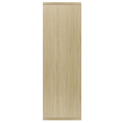 Book Cabinet/Sideboard White and Sonoma  Oak Chipboard