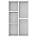 Book Cabinet/Sideboard  High Gloss White Chipboard