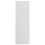 Book Cabinet/Sideboard  High Gloss White Chipboard