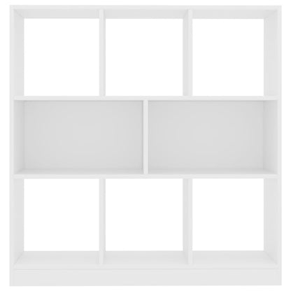 Book Cabinet White Chipboard - 97.5×29.5×100cm