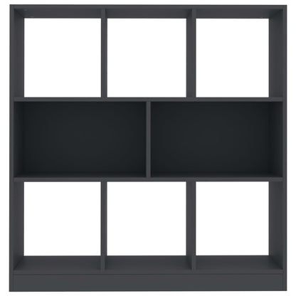 Book Cabinet Grey Chipboard