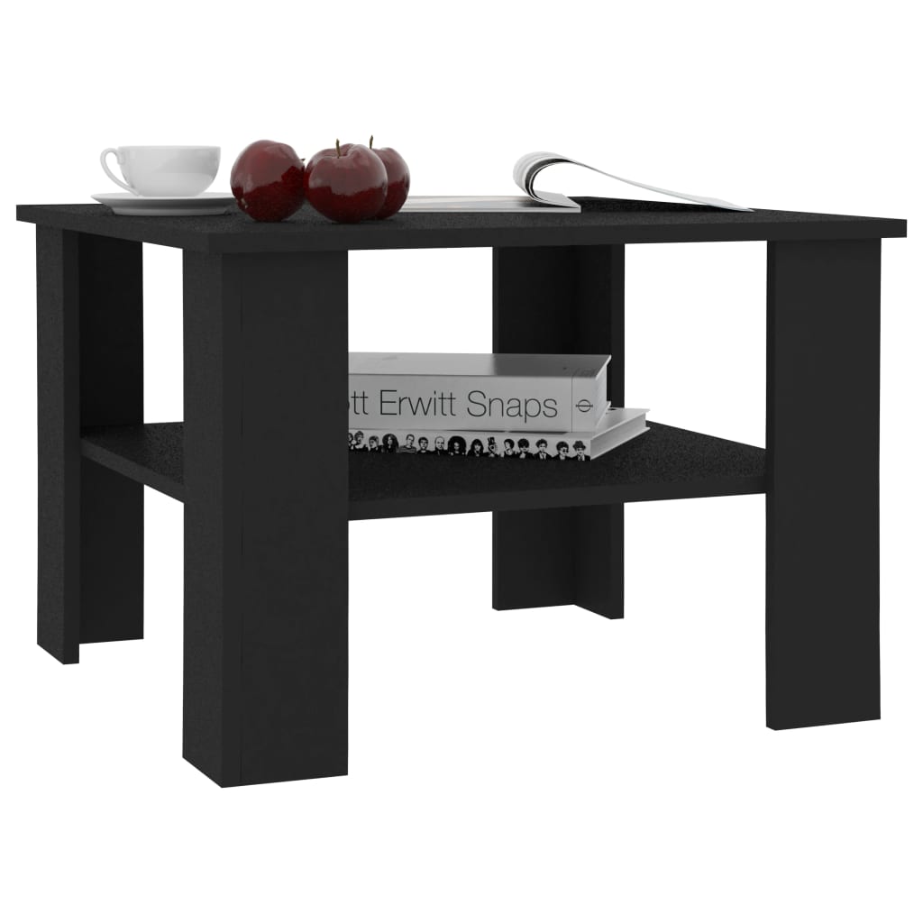 Coffee Table Black Chipboard