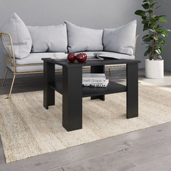 Coffee Table Black Chipboard