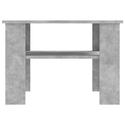 Coffee Table Concrete Grey Chipboard - 60×60×42cm