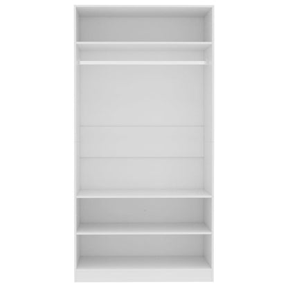 Wardrobe White Chipboard