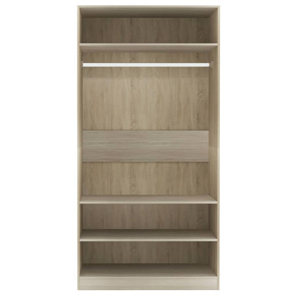 Wardrobe Sonoma Oak Chipboard - 100×50×200cm