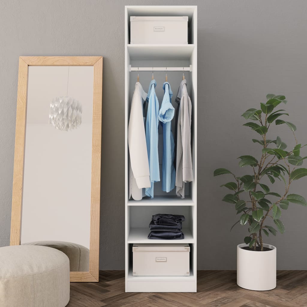 Wardrobe  White Chipboard