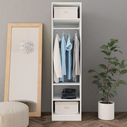Wardrobe  White Chipboard