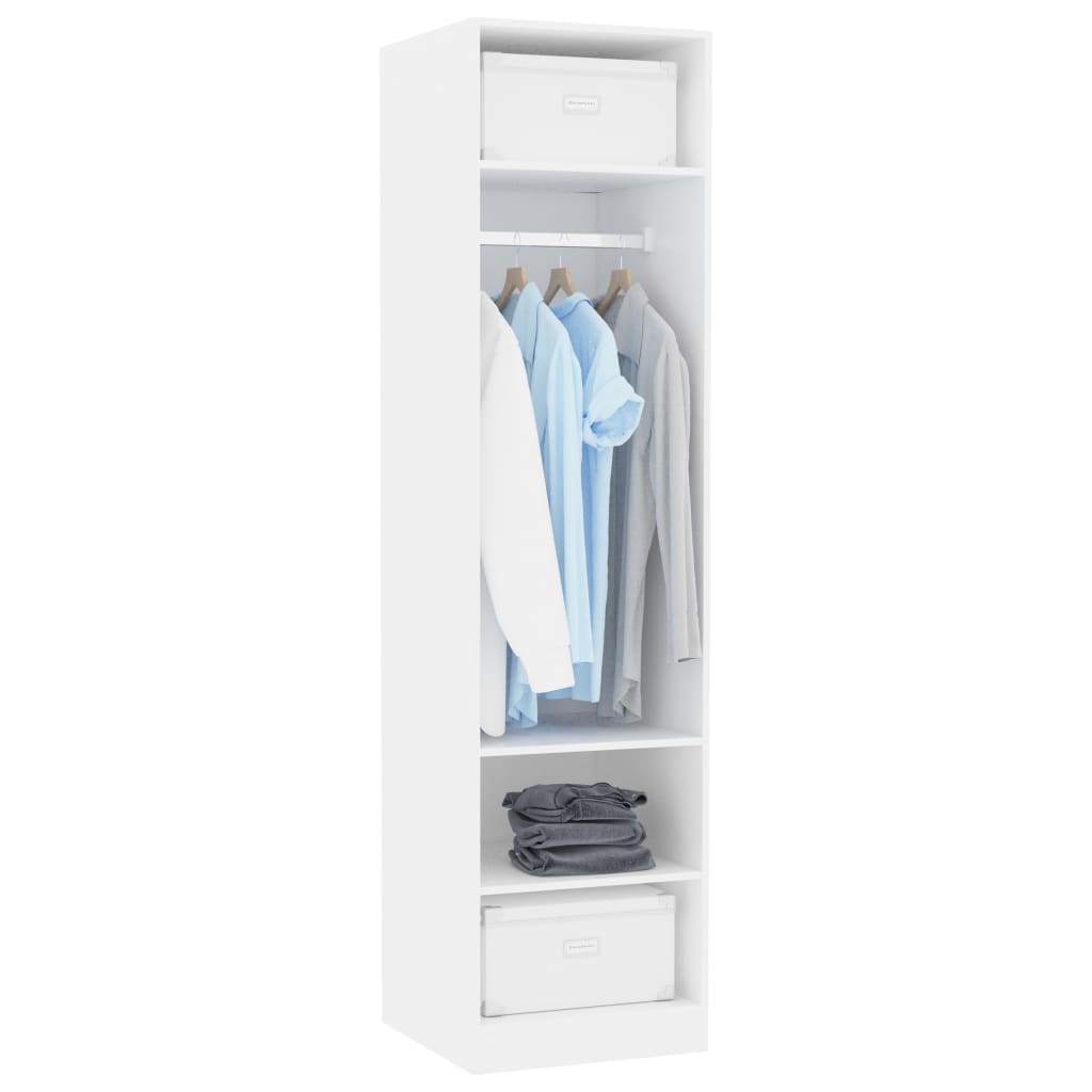 Wardrobe  White Chipboard