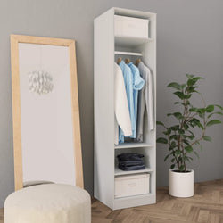Wardrobe  White Chipboard