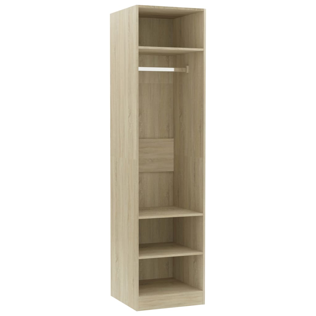 Wardrobe Sonoma Oak Chipboard - 50×50×200cm