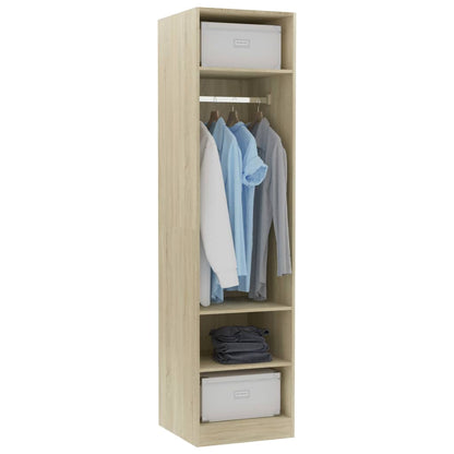 Wardrobe Sonoma Oak Chipboard - 50×50×200cm