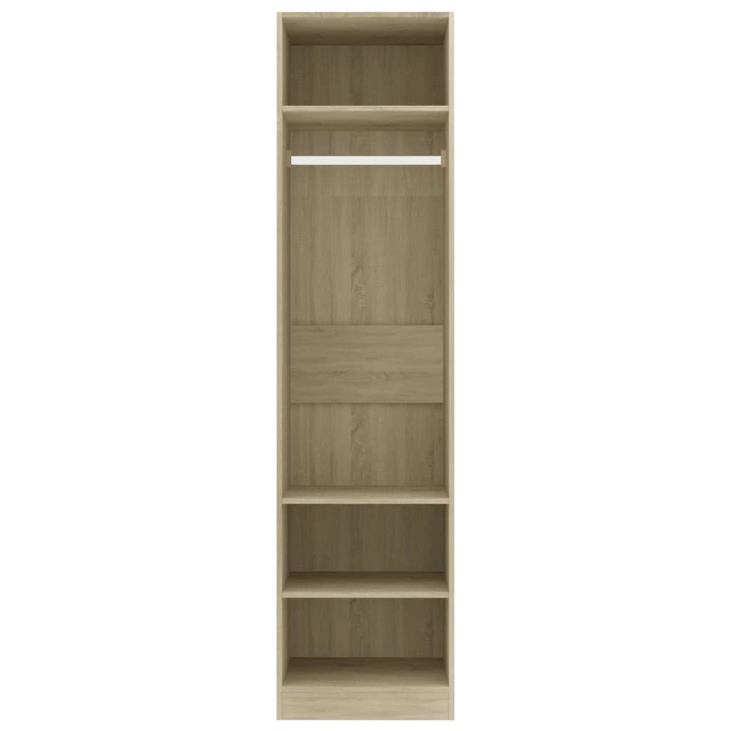 Wardrobe Sonoma Oak Chipboard - 50×50×200cm