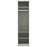 Wardrobe Concrete  Grey Chipboard
