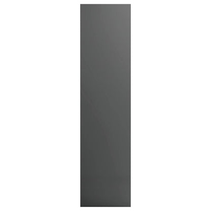 Wardrobe High Gloss Grey  Chipboard