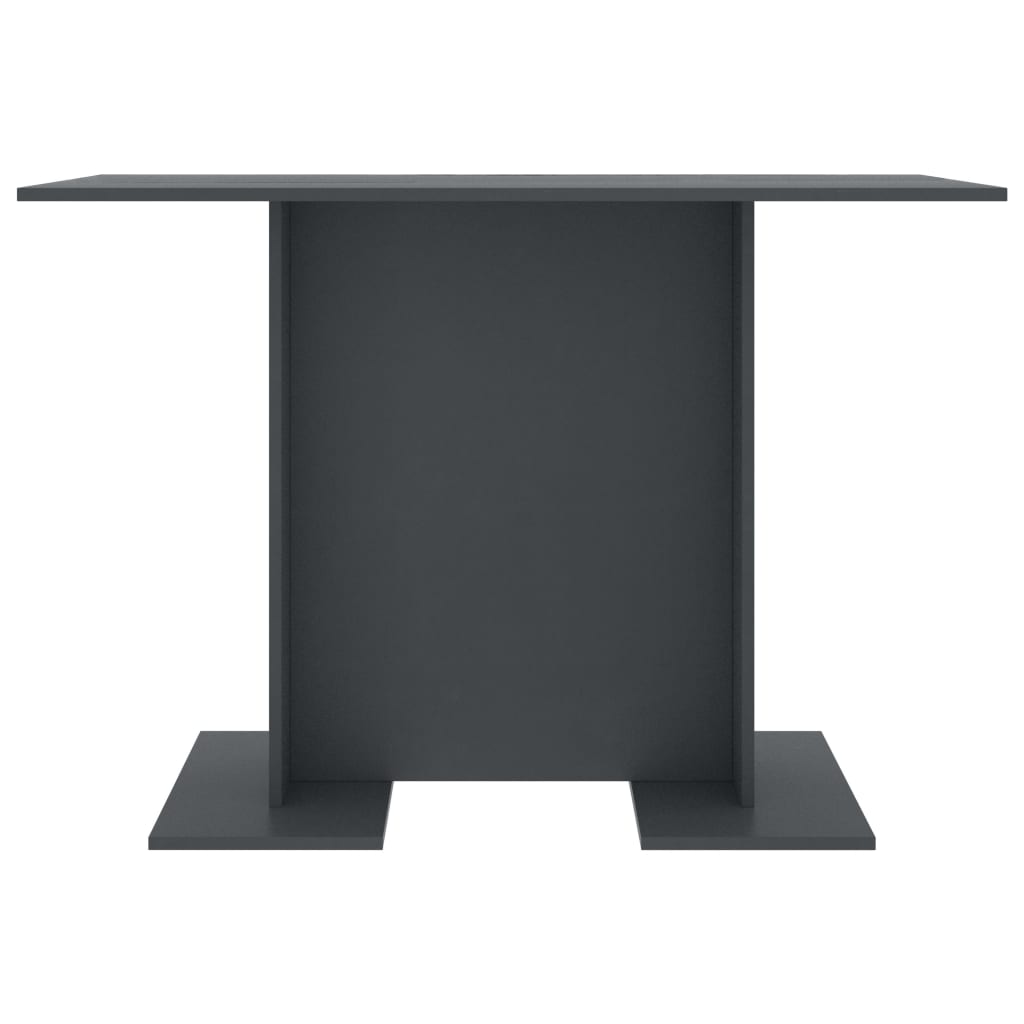 Dining Table Grey Chipboard