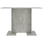 Dining Table Concrete Grey  Chipboard