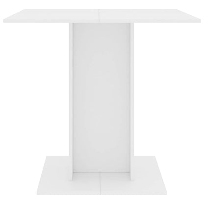 Dining Table White Chipboard