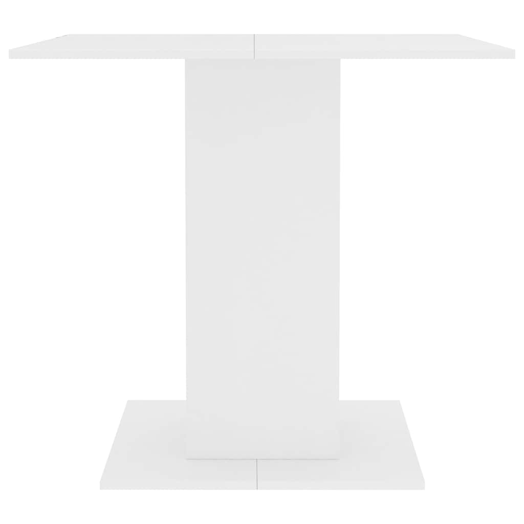Dining Table White Chipboard