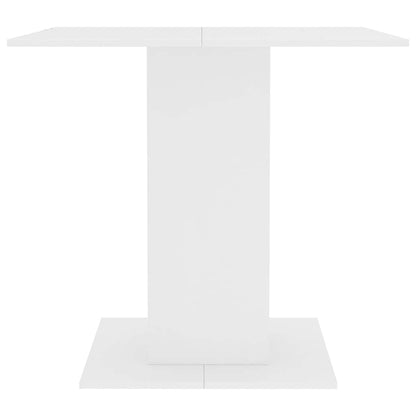 Dining Table White Chipboard