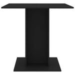 Dining Table Black Chipboard