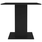 Dining Table Black Chipboard