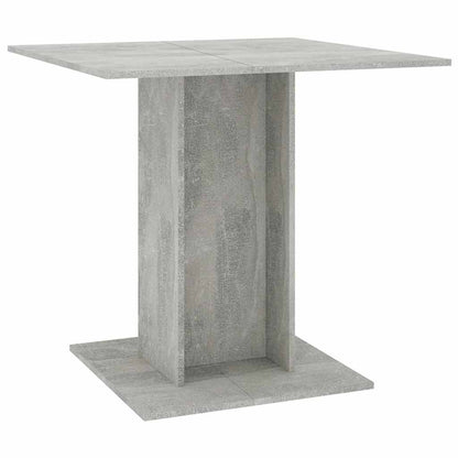 Dining Table Concrete Grey Chipboard - 80×80×75cm