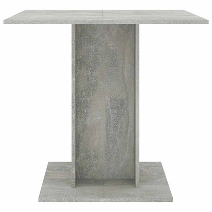 Dining Table Concrete Grey Chipboard - 80×80×75cm