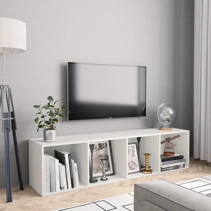 Book Cabinet/TV Cabinet White