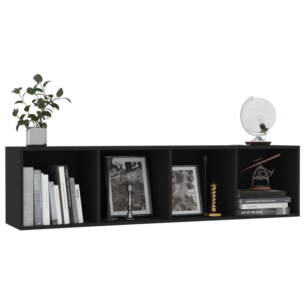 Book Cabinet/TV Cabinet Black