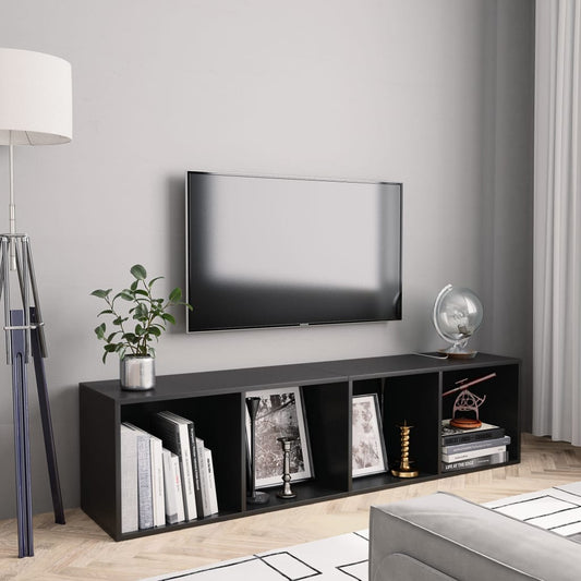 Book Cabinet/TV Cabinet Black