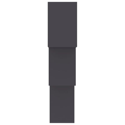 Cube Wall Shelves Grey Chipboard