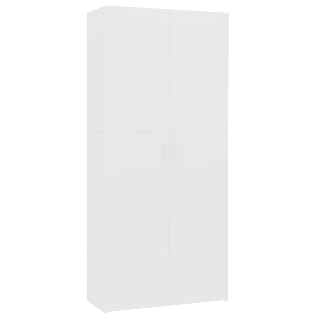 Shoe Cabinet White Chipboard