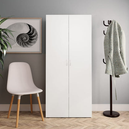 Shoe Cabinet White Chipboard