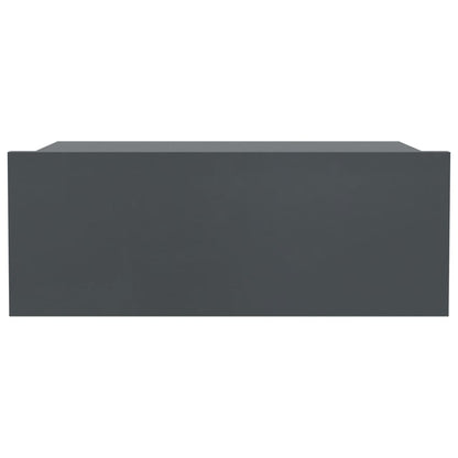 Floating Nightstand Grey Chipboard