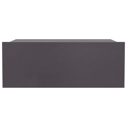 Floating Nightstands 2 pcs Grey Chipboard