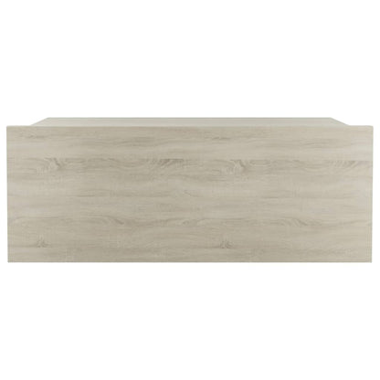 Floating Nightstands 2 pcs Sonoma Oak Chipboard