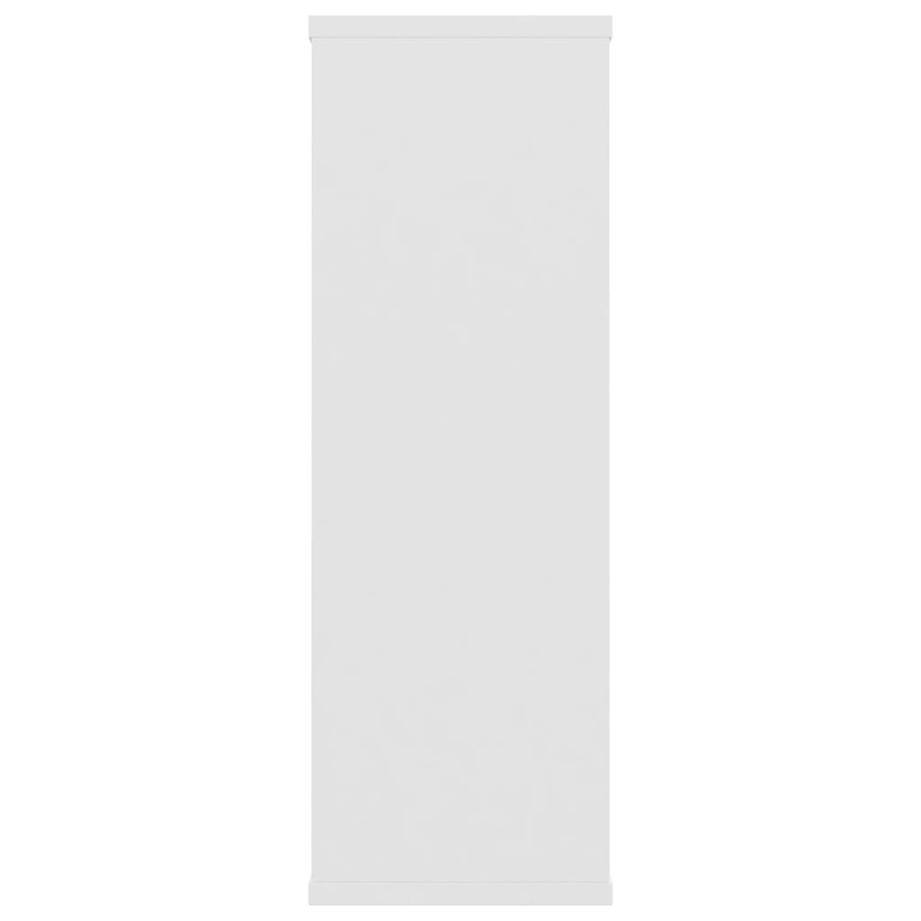 White Wall Shelves 3 Compartments Engineered Wood | HomeAndLiving