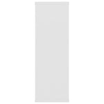 White Wall Shelves 3 Compartments Engineered Wood | HomeAndLiving