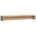 Dual Monitor Stand Desk Riser Sonoma Oak 100cm | HomeAndLiving