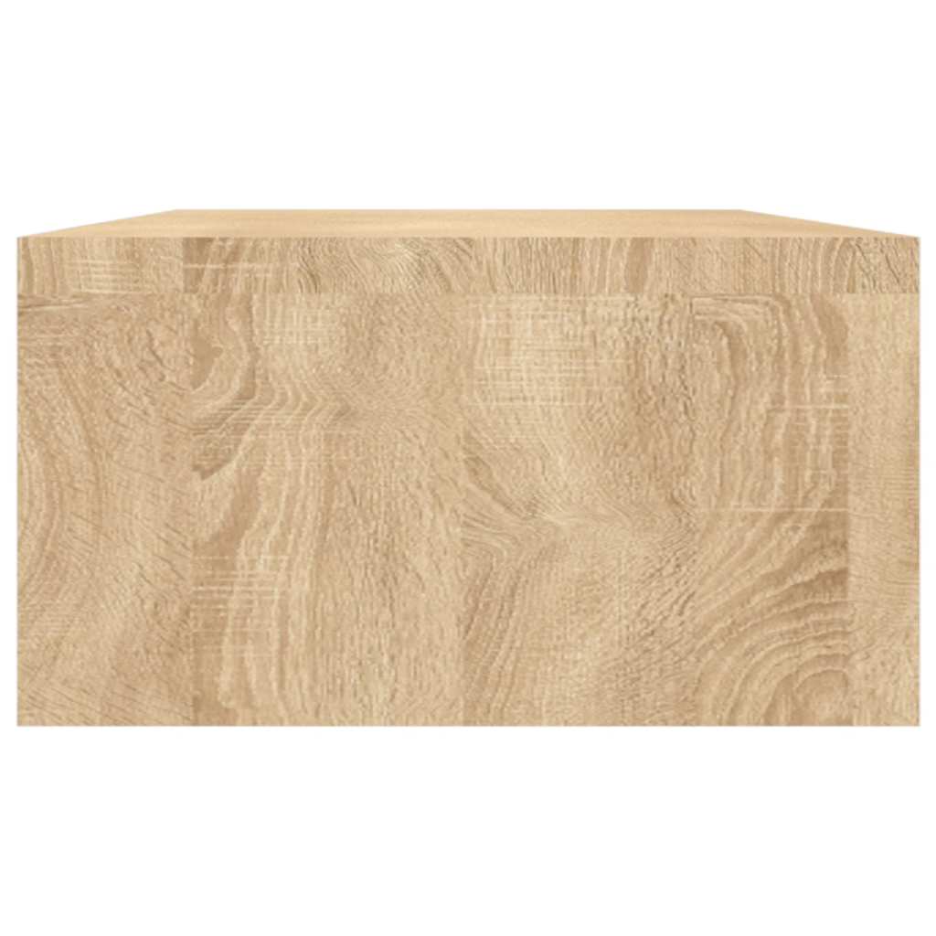 Dual Monitor Stand Desk Riser Sonoma Oak 100cm | HomeAndLiving