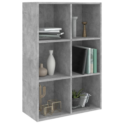 Book Cabinet/Sideboard  Concrete Grey Chipboard