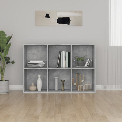 Book Cabinet/Sideboard  Concrete Grey Chipboard